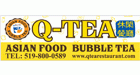 Q-TEA BUBBLE TEA SHOP Logo